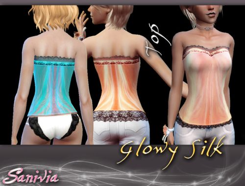 Glowy Silk Top