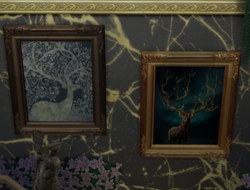 Gods and Deers Art Canvas at Anna Quinn Stories