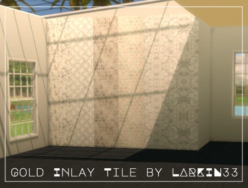 Gold Inlay Tile