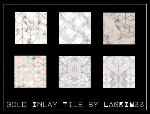 Gold Inlay Tile
