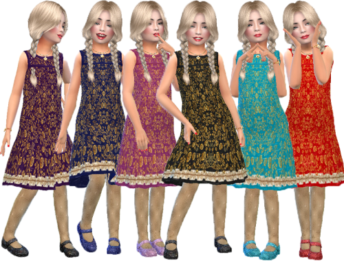 Gold lace formal dress (Seasons)