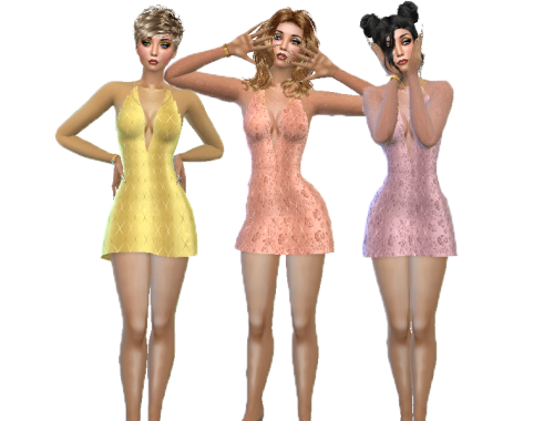 Gold rose formal dress (Seasons)