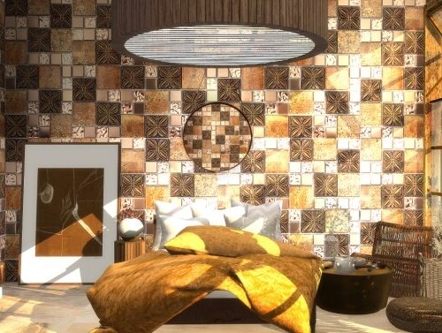 Gold tile pack revamp at Simspiration Builds