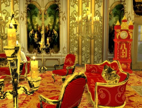 Golden/Black Living-Room Set at Anna Quinn Stories