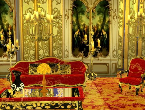 Golden/Black Living-Room Set at Anna Quinn Stories