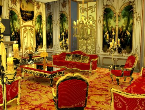 Golden/Black Living-Room Set at Anna Quinn Stories