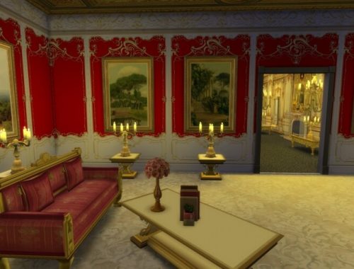 Golden Leaf Walls Set at Anna Quinn Stories