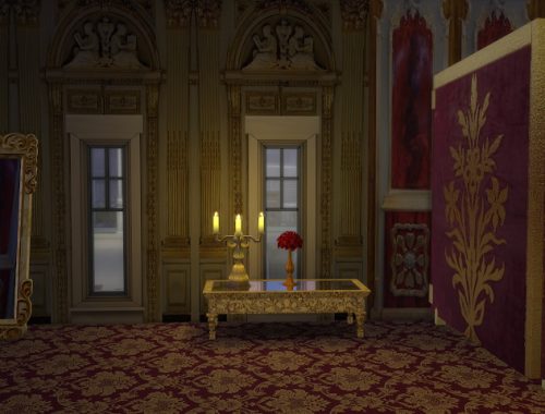 Golden Palace Walls at Anna Quinn Stories