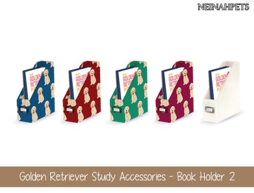 Golden Retriever Study Accessories Collection {MESH REQUIRED}