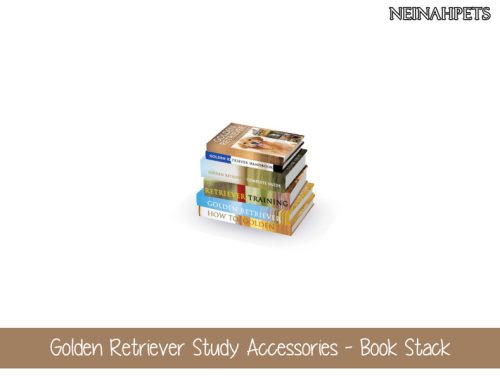 Golden Retriever Study Accessories Collection {MESH REQUIRED}