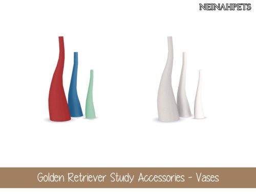 Golden Retriever Study Accessories Collection {MESH REQUIRED}