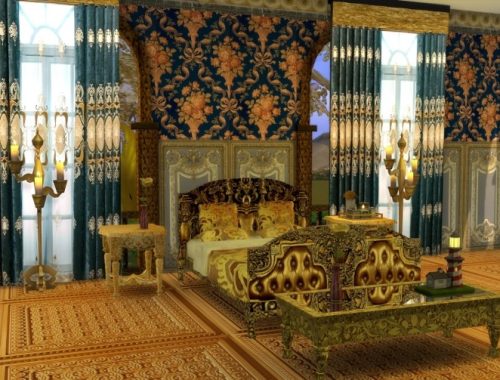 Golden World Set, Bed & End Table at Anna Quinn Stories