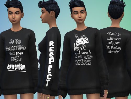 Good Vegetarian! Sweater - Mesh needed
