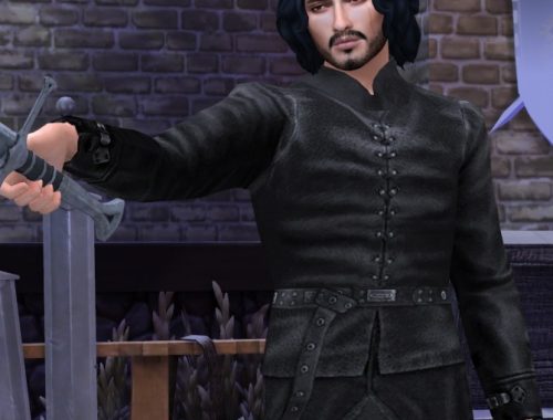 GoT The Night’s Watch Take The Black Jon Snow Outfit by HIM666 at Mod The Sims
