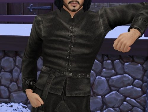 GoT The Night’s Watch Take The Black Jon Snow Outfit by HIM666 at Mod The Sims