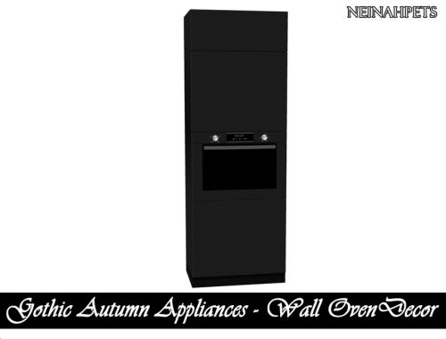 Gothic Autumn Appliances {Mesh Required}