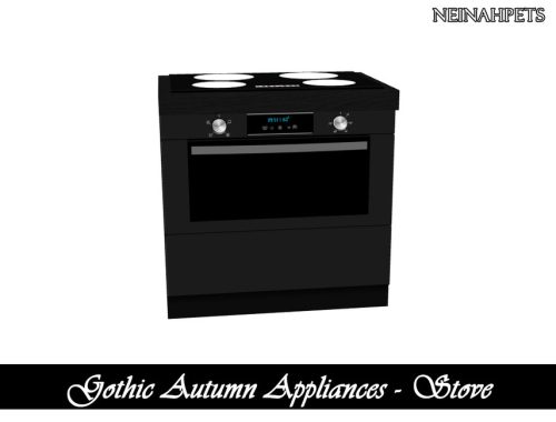 Gothic Autumn Appliances {Mesh Required}