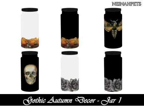 Gothic Autumn Decor {Mesh Required}