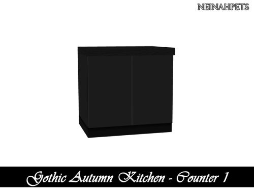 Gothic Autumn Kitchen {Mesh Required}