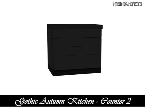 Gothic Autumn Kitchen {Mesh Required}