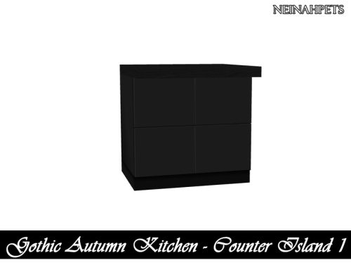 Gothic Autumn Kitchen {Mesh Required}
