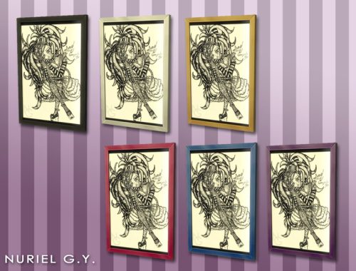 Gothic Lolita painting