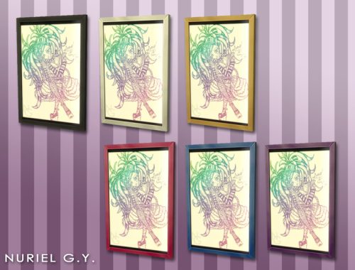 Gothic Lolita painting