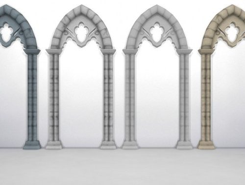 Gothic Wall Arch by TheJim07 at Mod The Sims