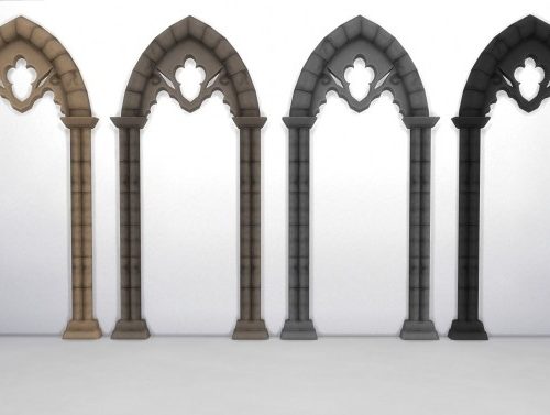 Gothic Wall Arch by TheJim07 at Mod The Sims
