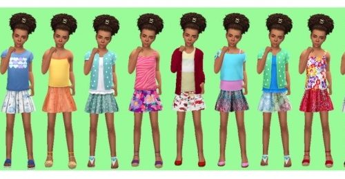 GP03 SKATER SKIRT (CF) at Sims4Sue