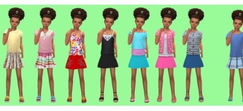 GP03 SKATER SKIRT (CF) at Sims4Sue