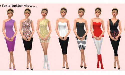 GP04 PEPLUM TANK at Sims4Sue