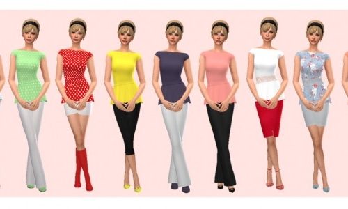 GP04 PEPLUM TANK at Sims4Sue