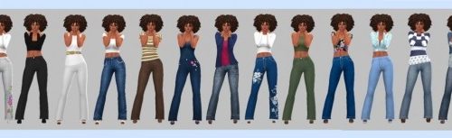 GP05 BOOTCUT JEANS at Sims4Sue
