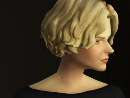 GP07 Curly Mid Hair Edit V2 at Rusty Nail