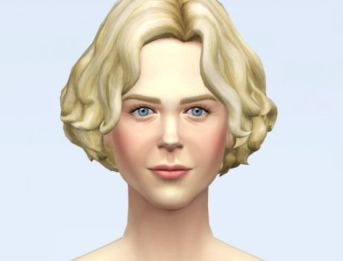GP07 Curly Mid Hair Edit V2 at Rusty Nail