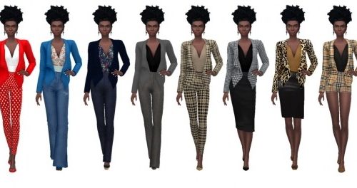 GP07 SUEDE JACKET at Sims4Sue