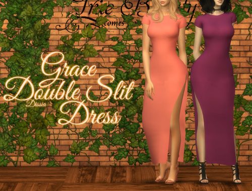 Grace Double Slit Dress