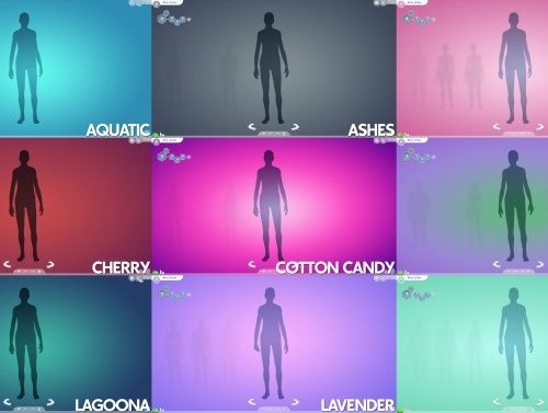 Gradient CAS Screen by Ahinana at Mod The Sims