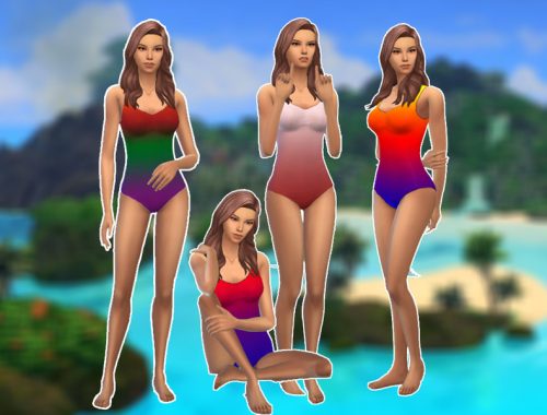 Gradient Swimsuit