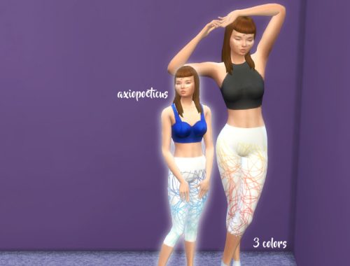 Gradient Swirl Yoga Leggings