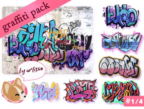 Graffiti Wall Decor Pack-REQUIRES GET TOGETHER