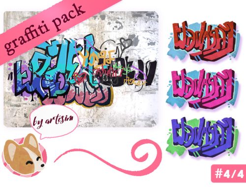 Graffiti Wall Decor Pack-REQUIRES GET TOGETHER