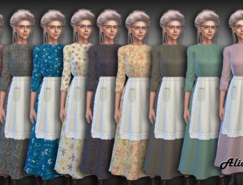 Grandma Dress at Alial Sim