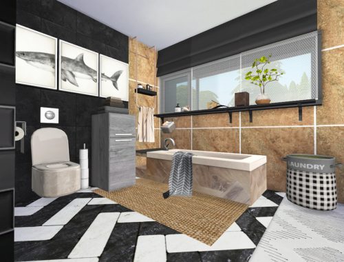 Graphicus Bathroom