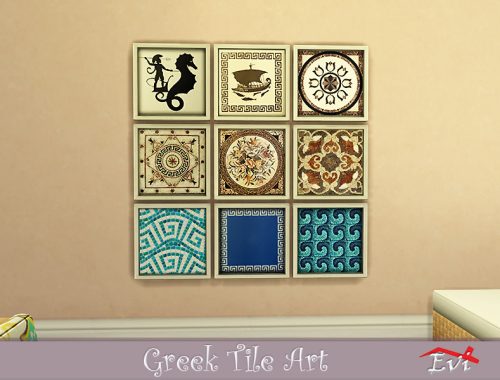 Greek Tile Art