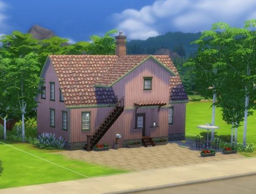 Gunhild’s hut at KyriaT’s Sims 4 World