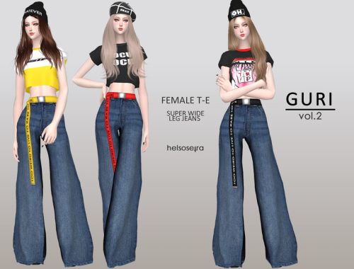 GURI - Wide leg jeans