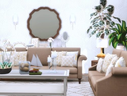 Gwendoline Sofa Suite Classic Scroll Arm Style at Simsational Designs