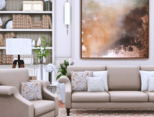 Gwendoline Sofa Suite Classic Scroll Arm Style at Simsational Designs